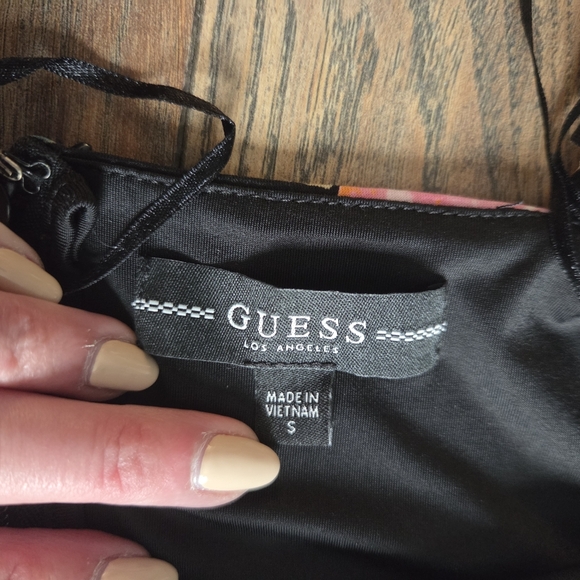 Guess Slit Tie Leg Floral Guess Romper - Picture 4 of 10